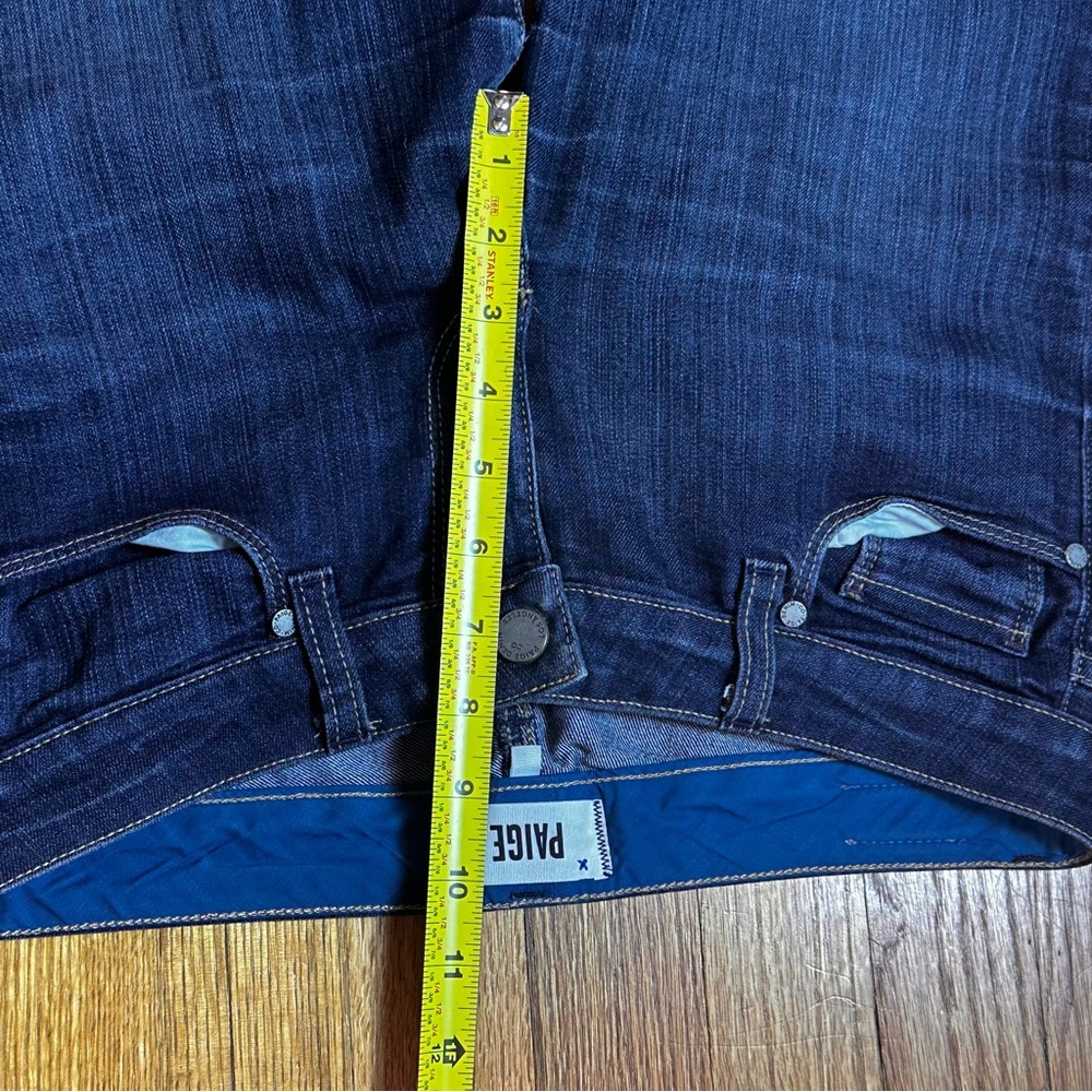 Paige Blue Classic Denim Jeans Womens size 27 Skyline Skinny Street Cotton - Picture 6 of 9